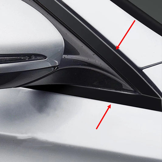 FIT For Mercedes-Benz E-Class W213 2016-2022 black Exterior Window Molding Strip Sill side Cover Trim 8PCS Chrome delete