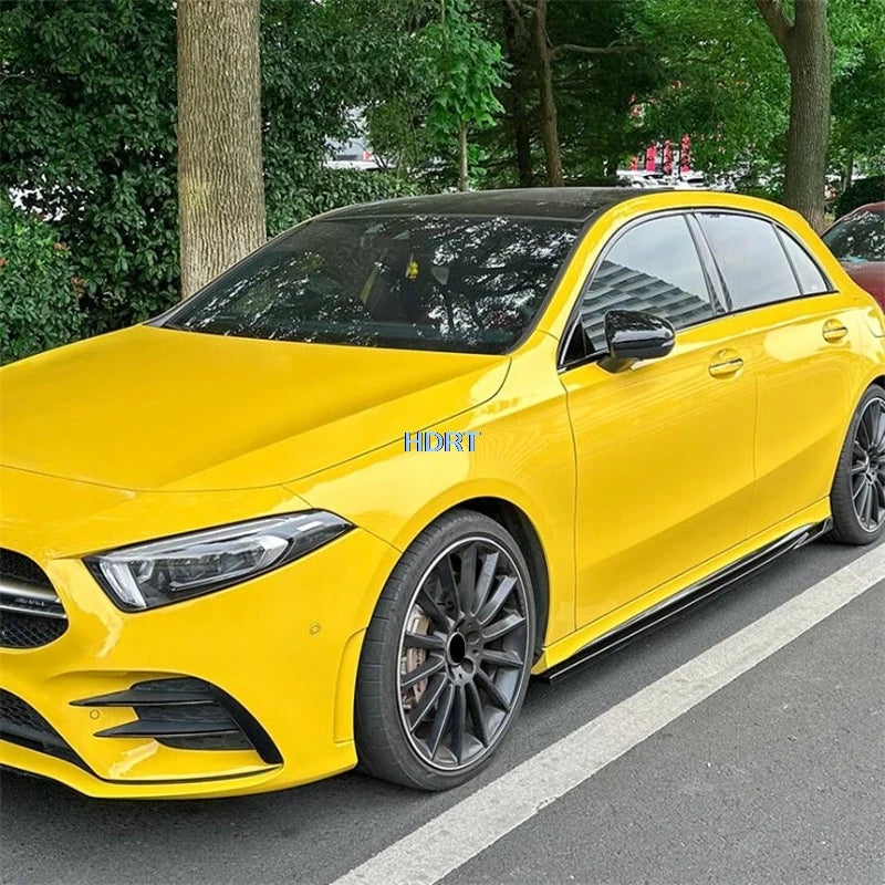 For Mercedes-Benz A Class W176 2013-2018 Car Door Side Skirt Edge Body Trim Protector Decoration Accessories Exterior Sticker