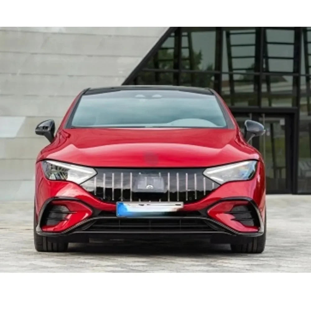 For Mercedes-Benz EQE 2022-2024 V295 W350 EQE350 EQE450 EQE500 Front Bumper Grille Mesh GT Sport Style ABS Replacement