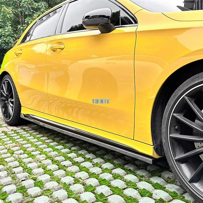 For Mercedes-Benz A Class W176 2013-2018 Car Door Side Skirt Edge Body Trim Protector Decoration Accessories Exterior Sticker