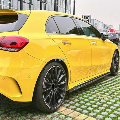 For Mercedes-Benz A Class W176 2013-2018 Car Door Side Skirt Edge Body Trim Protector Decoration Accessories Exterior Sticker