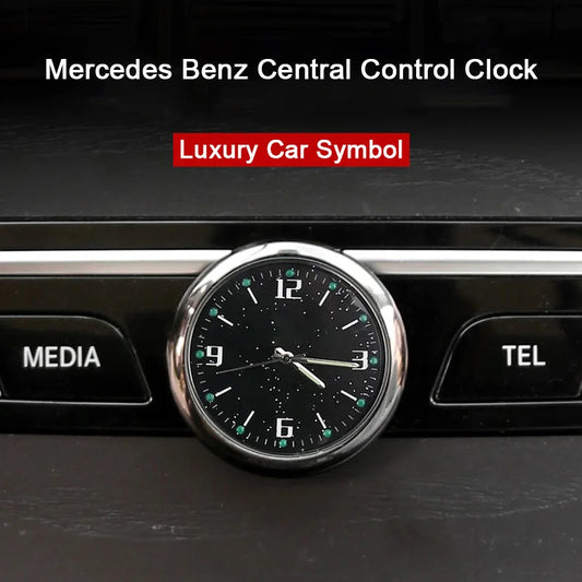 Central Control Clock Watch For Mercedes-Benz C E-class GLB GLC E300L GLC300 C260L Interior Supplies Decoration Car Accessories
