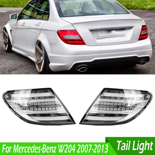 Upgraded LED Taillights For Mercedes-Benz W204 2007 2008 2009 2010 2011 2012 2013 Tail Light Brake Light Driving Light Assembly