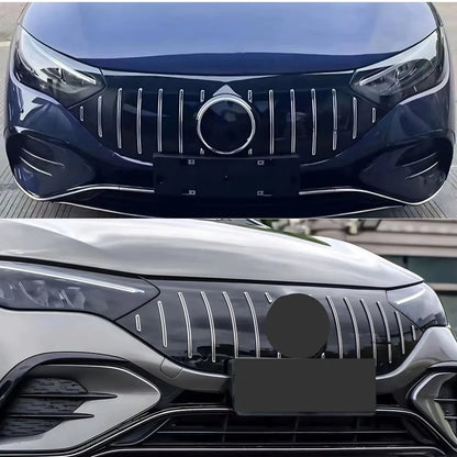 For Mercedes-Benz EQE 2022-2024 V295 W350 EQE350 EQE450 EQE500 Front Bumper Grille Mesh GT Sport Style ABS Replacement