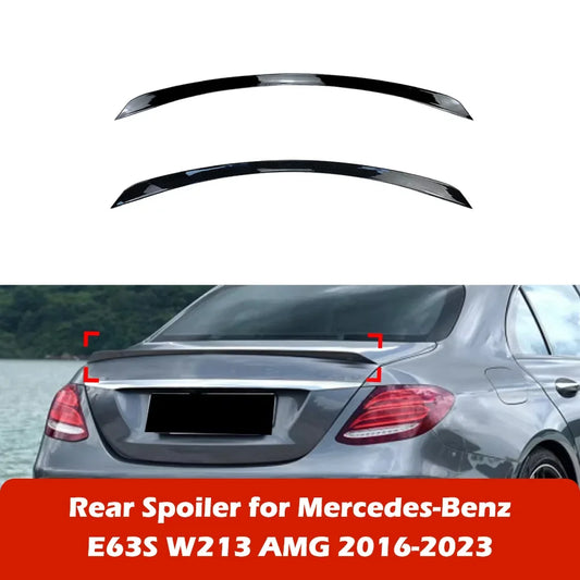 For Mercedes E Class W213 E260 E300 E63S 2016 2023 Rear Spoiler Roof Wing Aerodynamic Lip Styling Upgrade Premium Quality Durabl