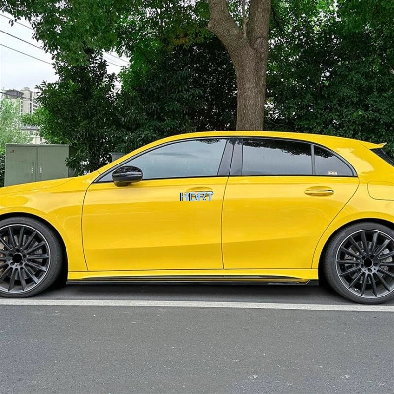 For Mercedes-Benz A Class W176 2013-2018 Car Door Side Skirt Edge Body Trim Protector Decoration Accessories Exterior Sticker