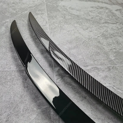 For Mercedes W213 B Style Rear Spoiler Wing E-Class E200 E300 E350 E400 E450 Rear Trunk Spoiler Caps 2020-2023 Bodykits Tuning