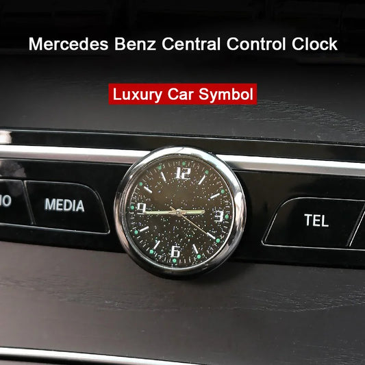 Central Control Clock Watch For Mercedes-Benz C E-class GLB GLC E300L GLC300 C260L Interior Supplies Decoration Car Accessories